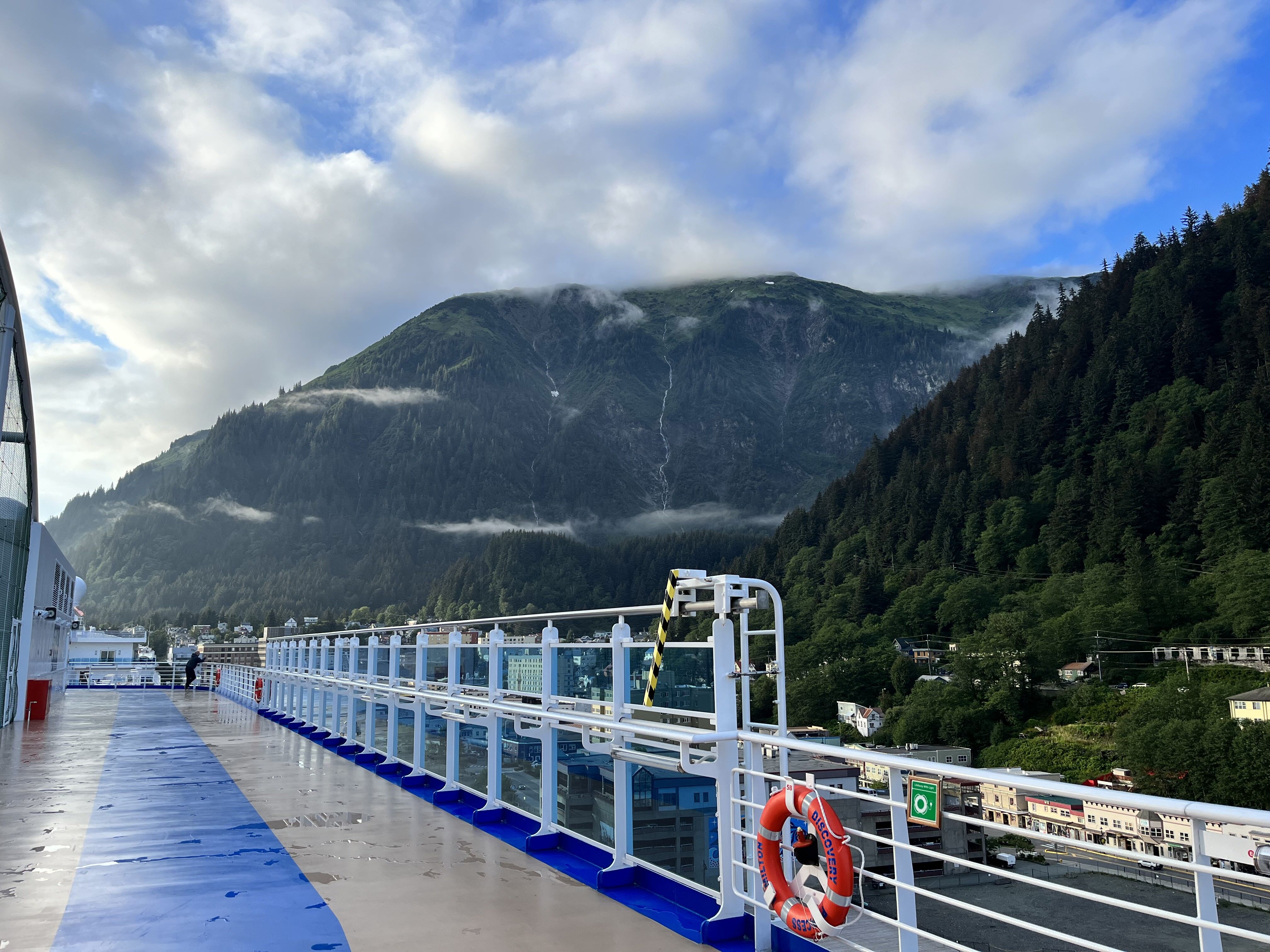 Alaskan town view from the4 ship