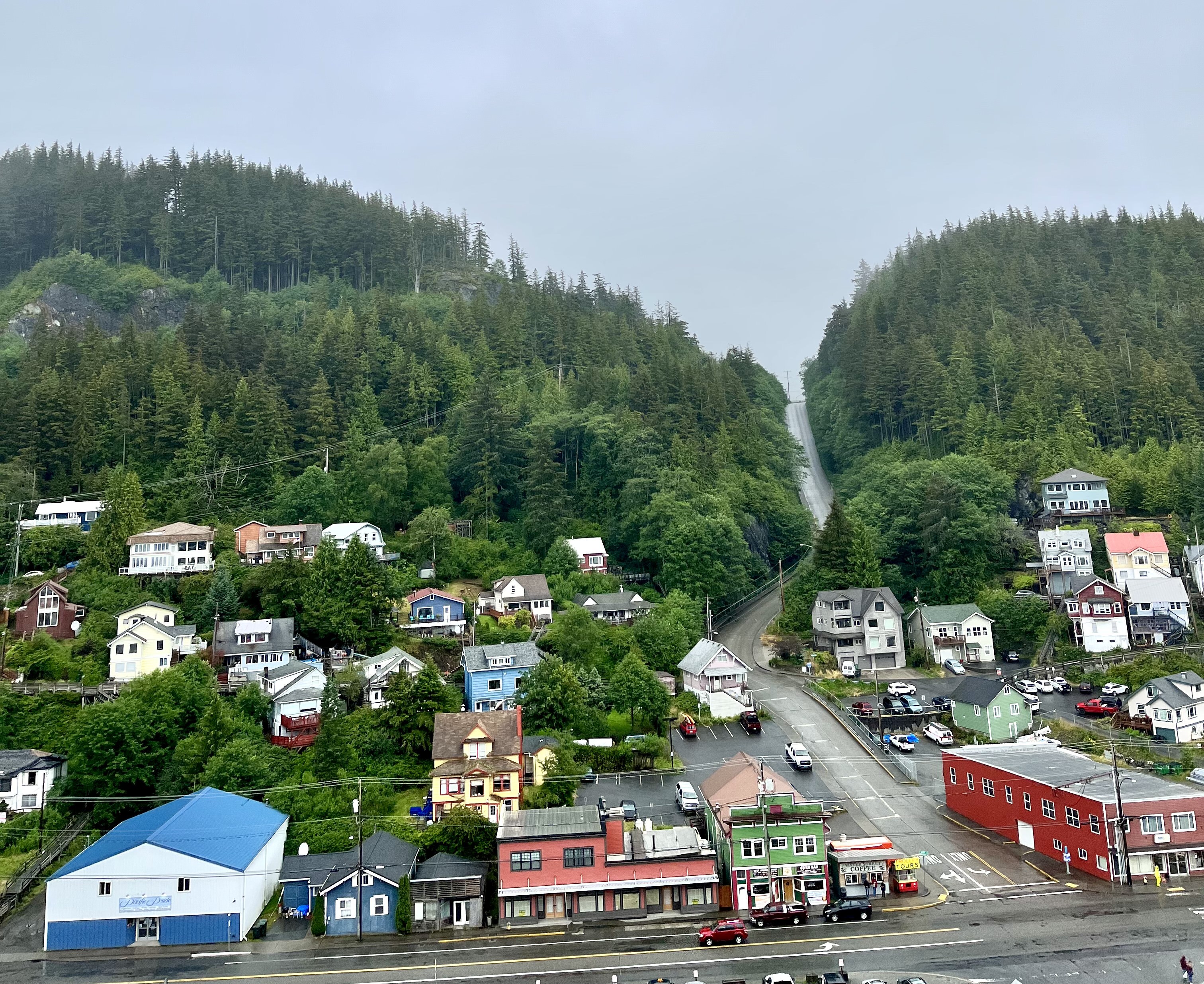 Port of call on Alaskan cruise